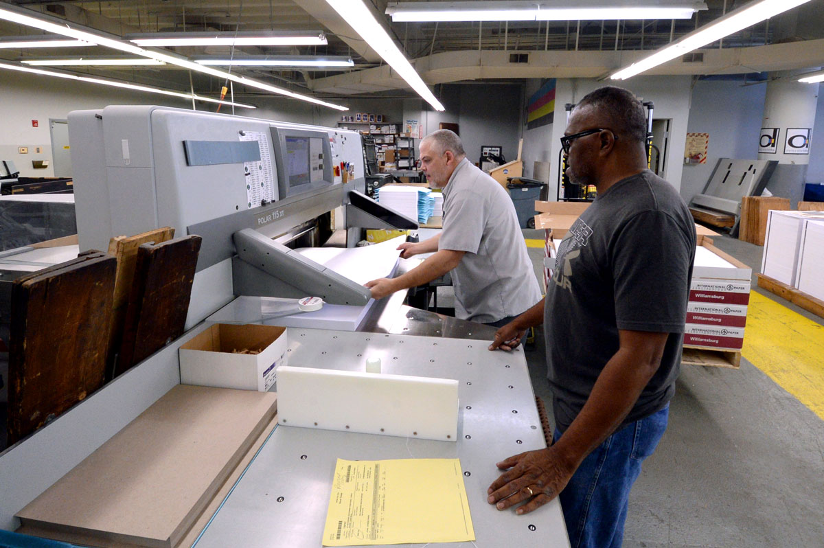 Derby City Litho Printing Finishing Operators